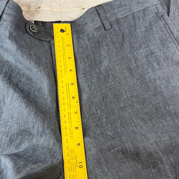 Joseph‎ Abboud Men's Dress Pants Navy Blue Linen ANGELICO Size 34
Inseam 28 - Picture 6 of 8